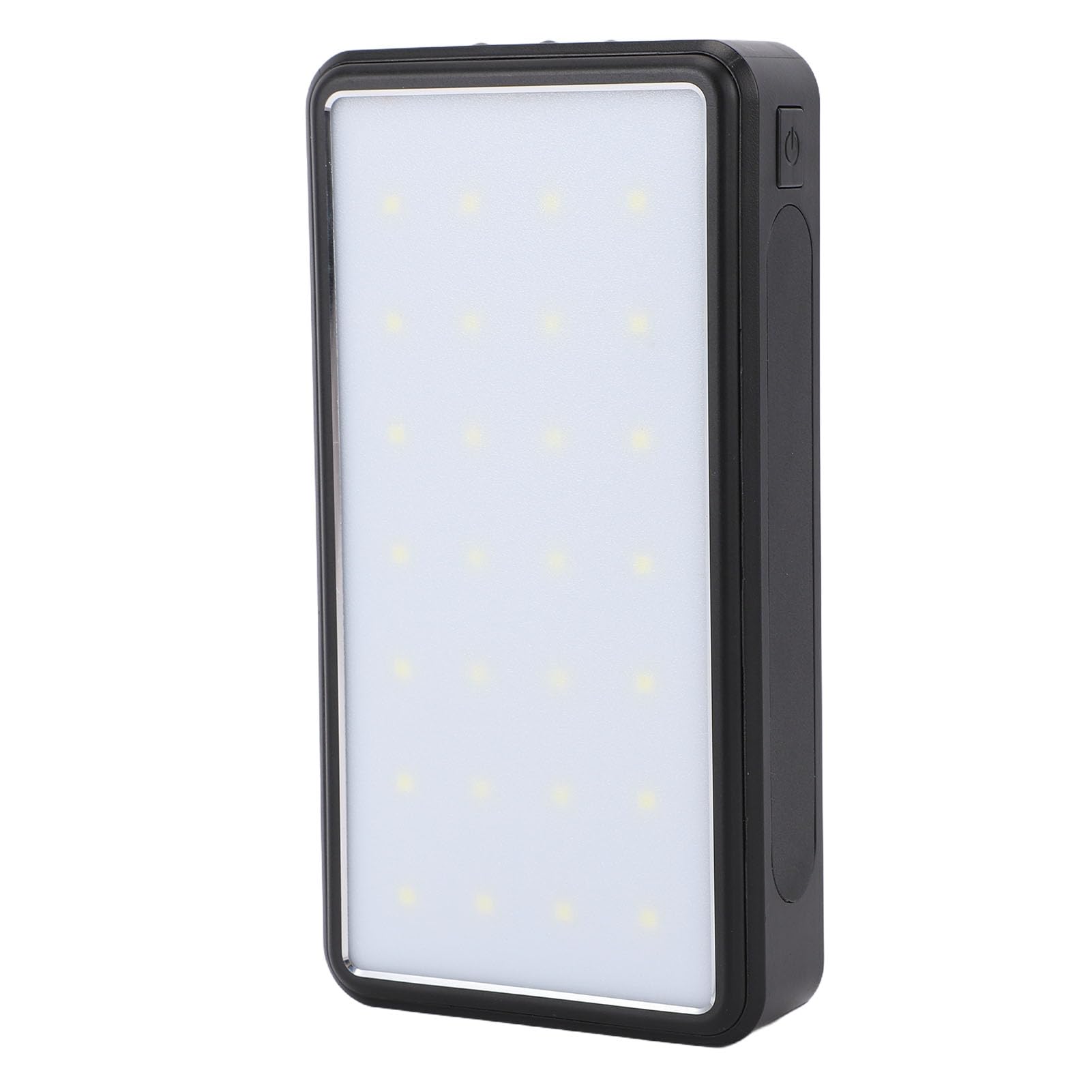 FTVOGUE Banque d'énergie Solaire, Chargeur Solaire ABS 10 000 MAh avec Entrée et Sortie USB C, Double Lampe de Poche, étanche IP67, étanche à la Poussière pour Le Camping en Plein Air, Les Voyages