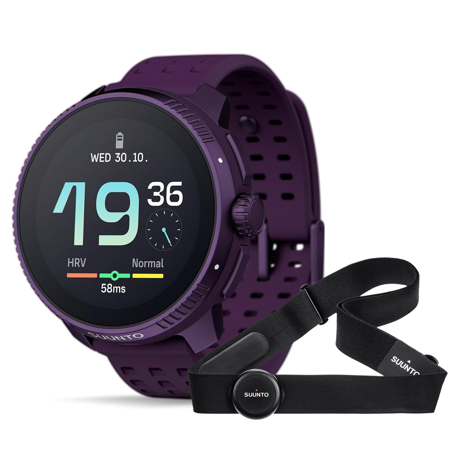 SUUNTO Race Amethyst Titanium & Heart Rate Belt