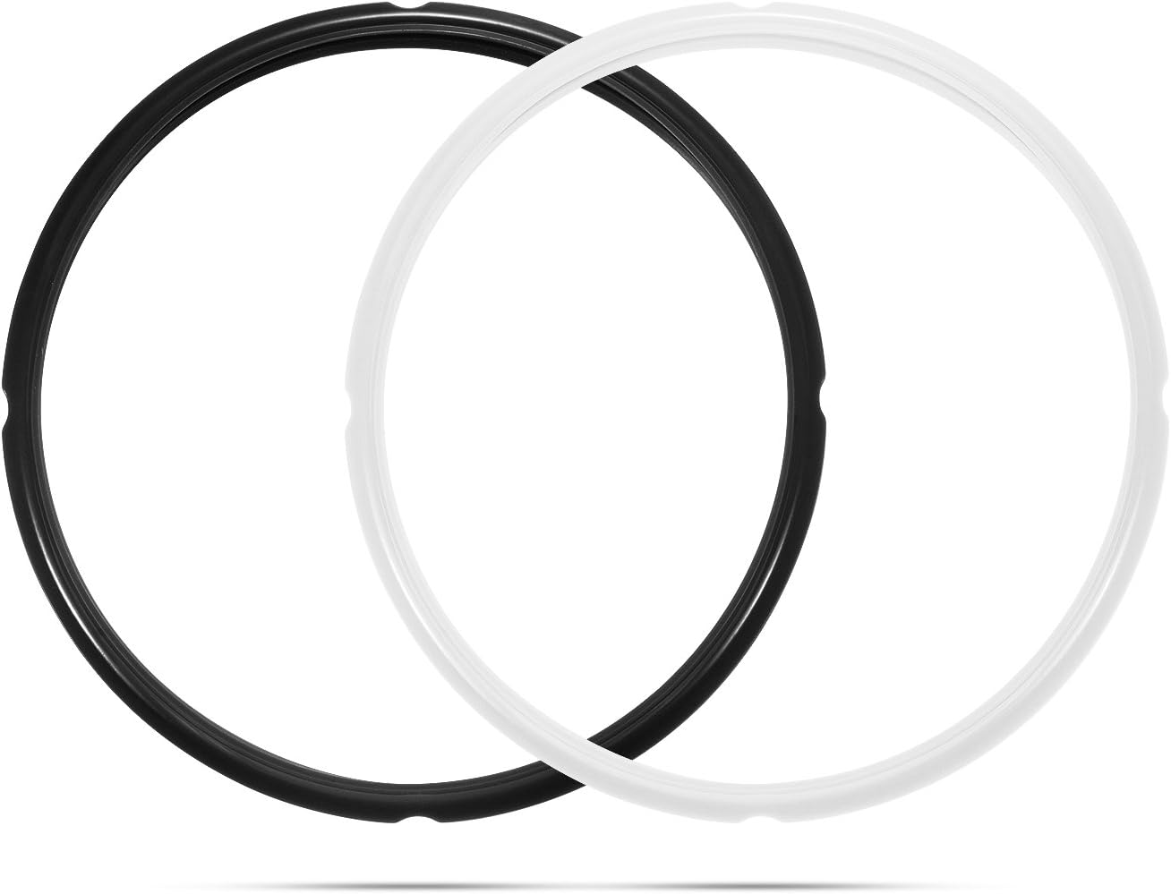 Silicone Sealing Ring Replacement for 8 Quart Twin Packs, Fits Instant Pot IP-DUO80, Sweet and Savoury Edition, Seal Lasting & BPA-free. HG12