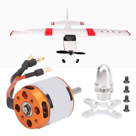 D2836 Motor, Brushless Motor Easy to Replace Metal Lightweight for FixedWing Airplane(750KV)