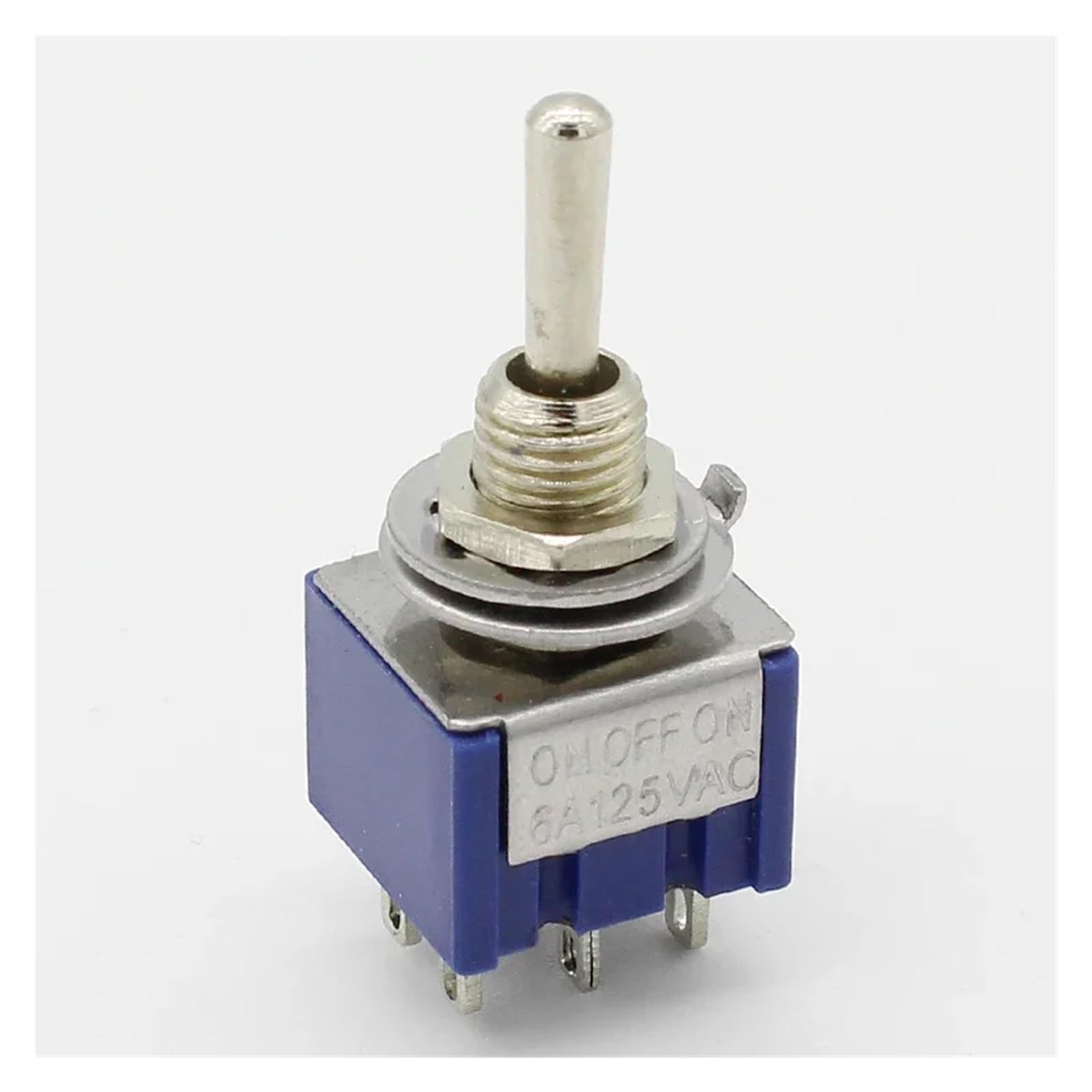 Interrupteur à bascule DPDT miniature inverseur 3 positions pour double circuit stable