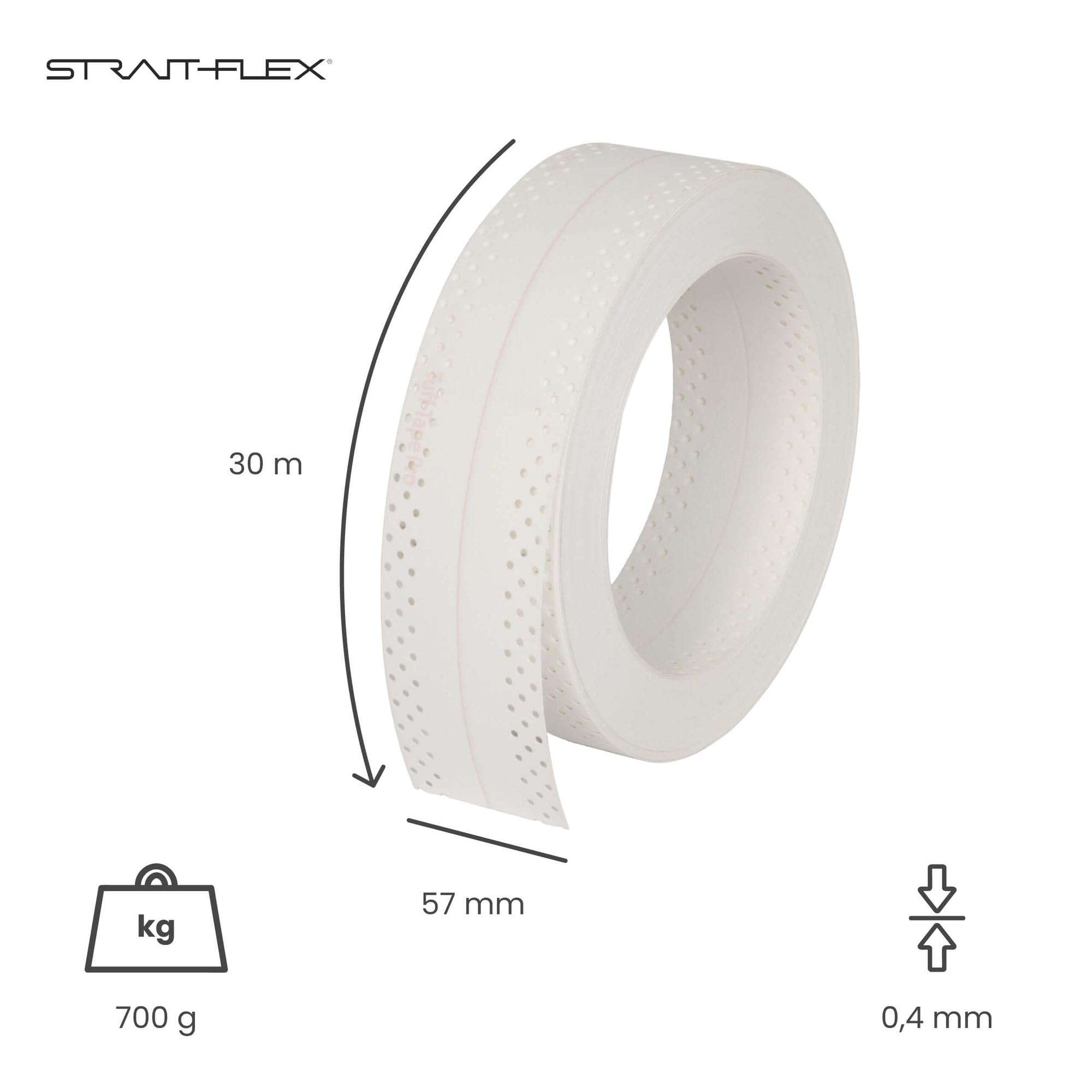Tuff Tape Pro 30m Nastro composito per giunzione pannelli cartongesso, crepe muro e rinforzo bordi