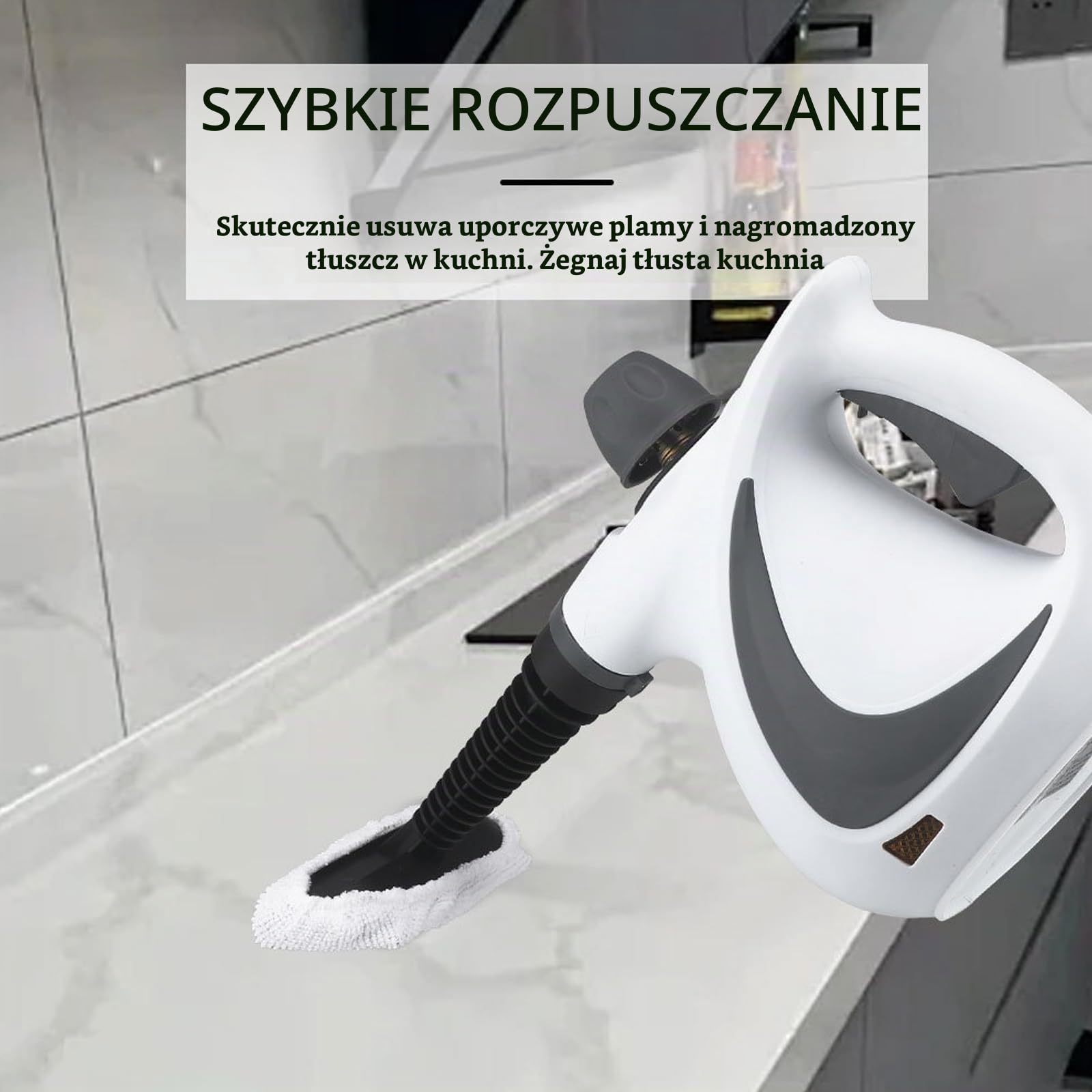 Nettoyeur Vapeur Steameo Avec Verrouillage De Sécurité, 12 Accessoires & Réservoir 350 Ml, Nettoyeur Vapeur Portable Polyvalent Adapté Aux Voitures, Meubles, Sols, Cuisines, Bain(12 accessories)