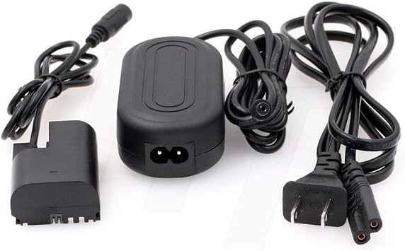 LP-E6 Dummy Battery AC Power Adapter Kit for SmallHD Canon EOS 5DS, 5DS R, 5D Mark II, 5D mkIII, 6D, 60D, 70D, 7D, 7D Mark II, 80D, BMMCC, BMMSC DR-E6 and Adapter