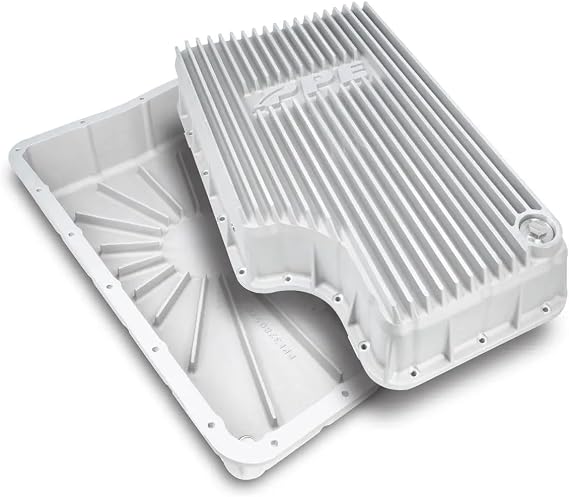 PPE Heavy Duty Transmission Pan (Brushed) 328052010 Compatible with 2011-2019 Ford 6.7L with 6R140 Transmission