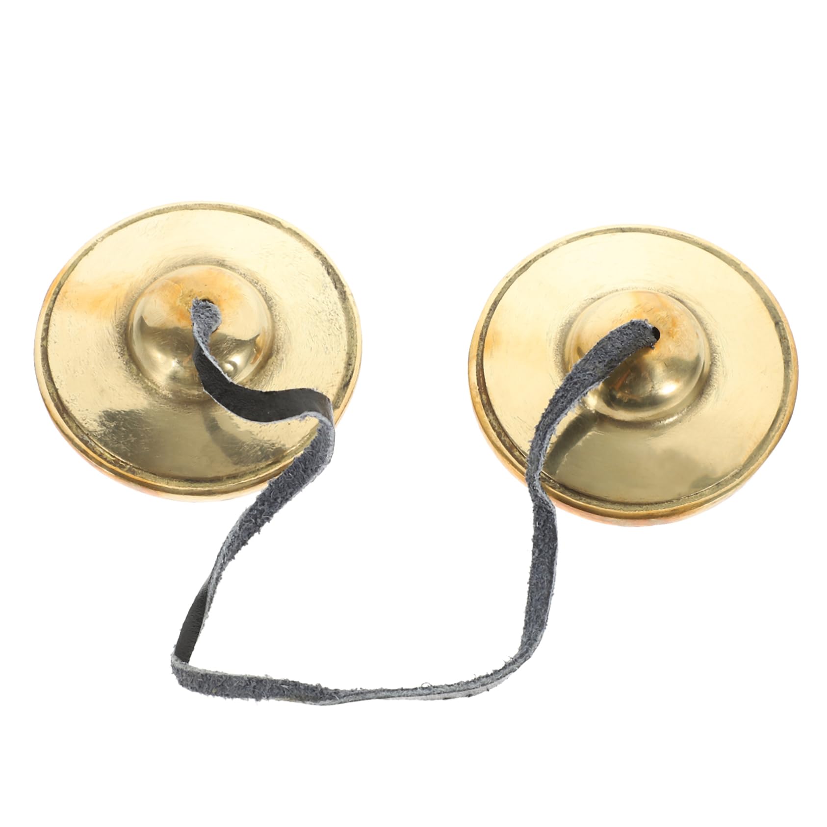 Hemoton Nepalese Handmade Pure Copper Cymbal Bell Meditation Chime Bells for Yoga Percussion Instrument Set