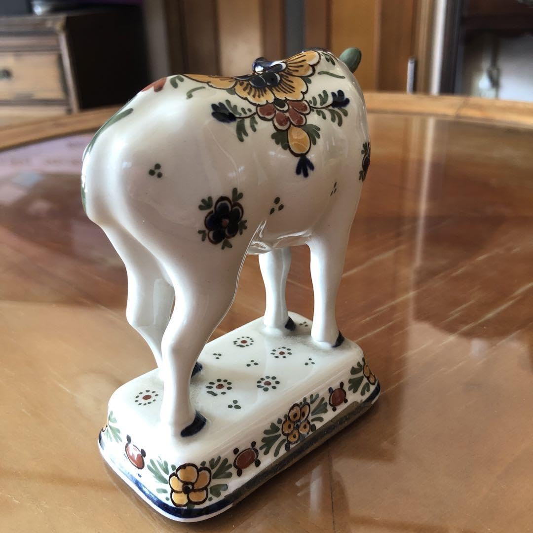  Delft ロイヤルデルフト オランダ　陶器　牛　赤絵 Amazon.co.jp: Royal Delftロイヤルデルフト オランダ製 陶器牛