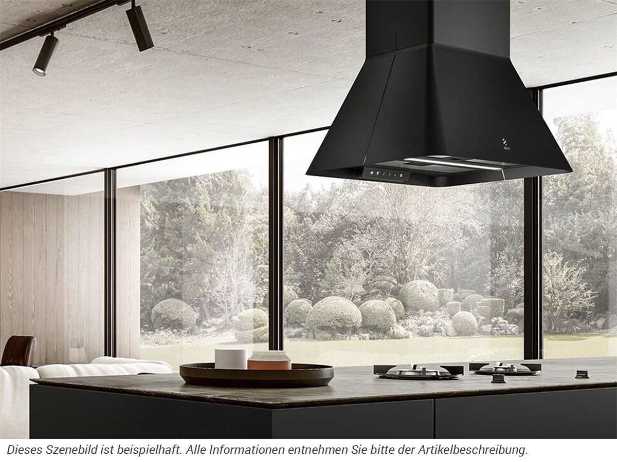 ELICA IKONA BL MAT/A/60 CAPPA A ISOLA NERA 60 CM ILL. LED PRF0164784