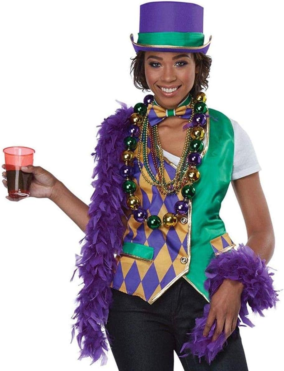 California Costumes womens Mardi Gras Vest Kit - Adult WomanAdult Sized Costumes