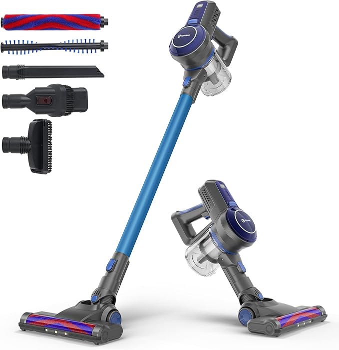 NEQUARE Cordless Vacuum Cleaner, 18KPa Powerful Suction 35