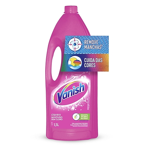 Tira Manchas Vanish Líquido Multiuso para roupas coloridas 1,5L
