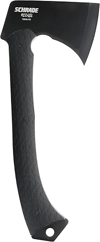 Miniatura 2 de Schrade Hacha de retroceso clase Delta de 13 pulgadas con hoja de acero 3Cr13 de 3 pulgadas y mango G10 para supervivencia al aire libre, campamento