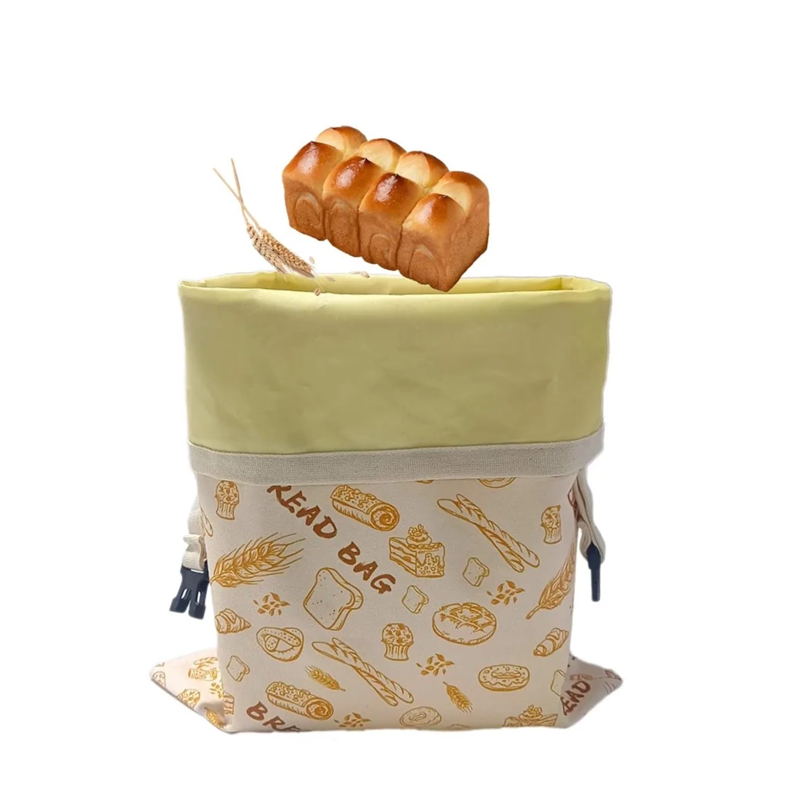 Bolsa de cera de abeja para pan de masa madre en la cocina sostenible y actual