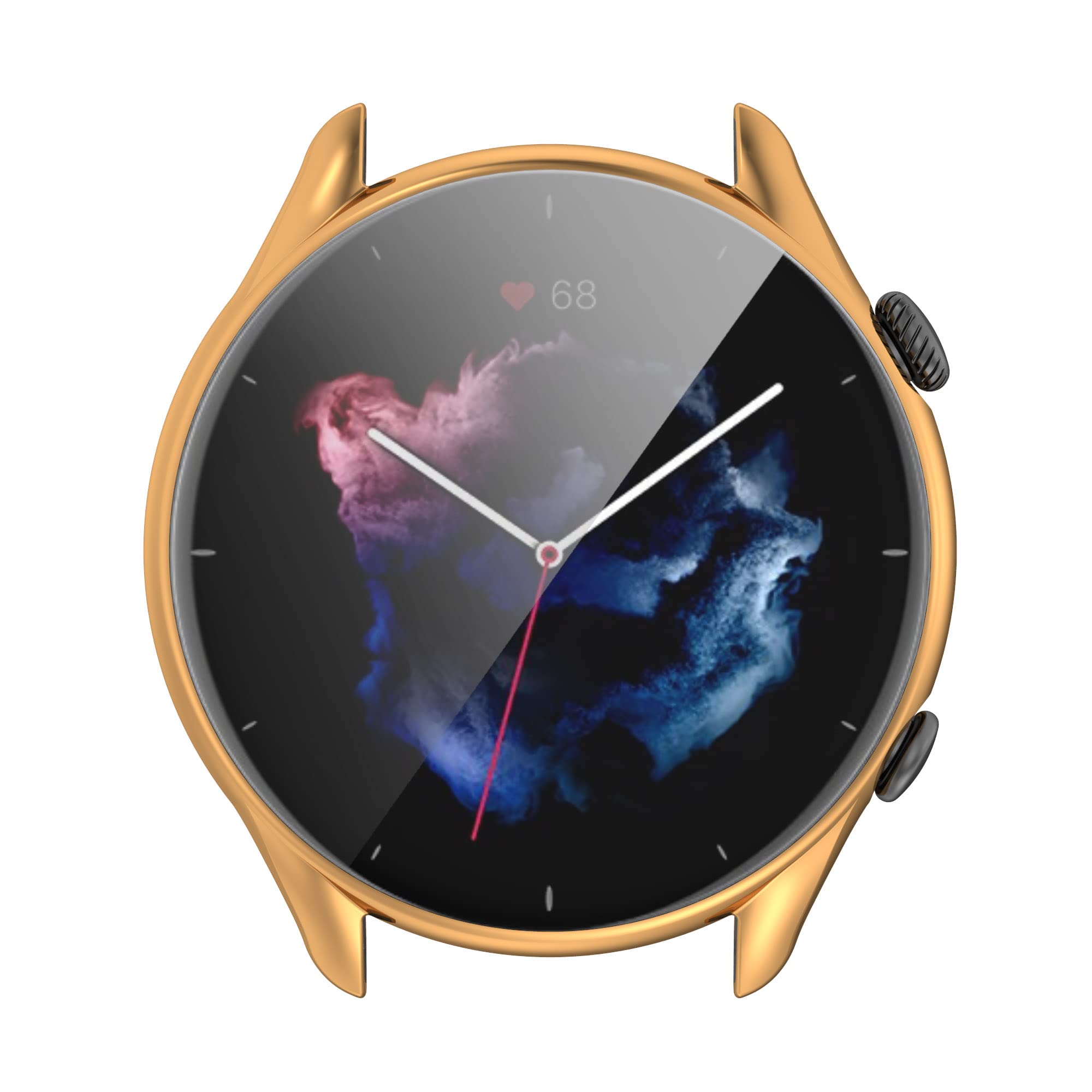 AISPORTS 2 Pezzi Custodia Protettiva Con Pellicola In Vetro Temperato Per Amazfit GTR 3 / GTR 3 Pro – Bumper PC Trasparente, Antigraffio, Antiurto - 2
