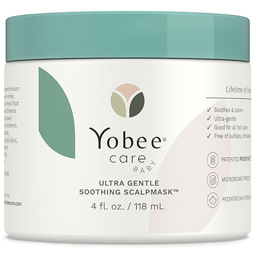 Yobee Máscara calmante ultra suave para el cuero cabelludo, tratamiento del cuero cabelludo seco, mascarilla para el cabello segura para la piel