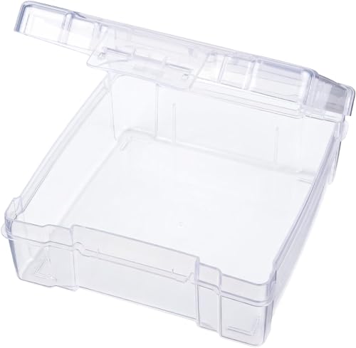 ArtBin 6953AB ClearView 6" x 6" Box Art & Craft Organizer, [1] Plastic Storage Case, Clear
