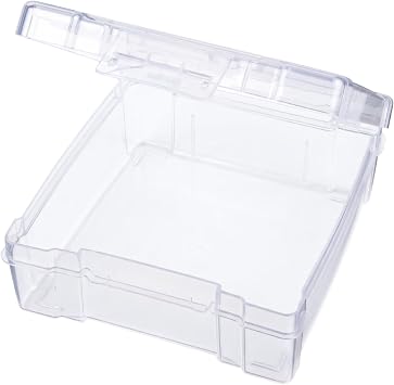 ArtBin 6953AB ClearView 6" x 6" Box Art & Craft Organizer, [1] Plastic Storage Case, Clear