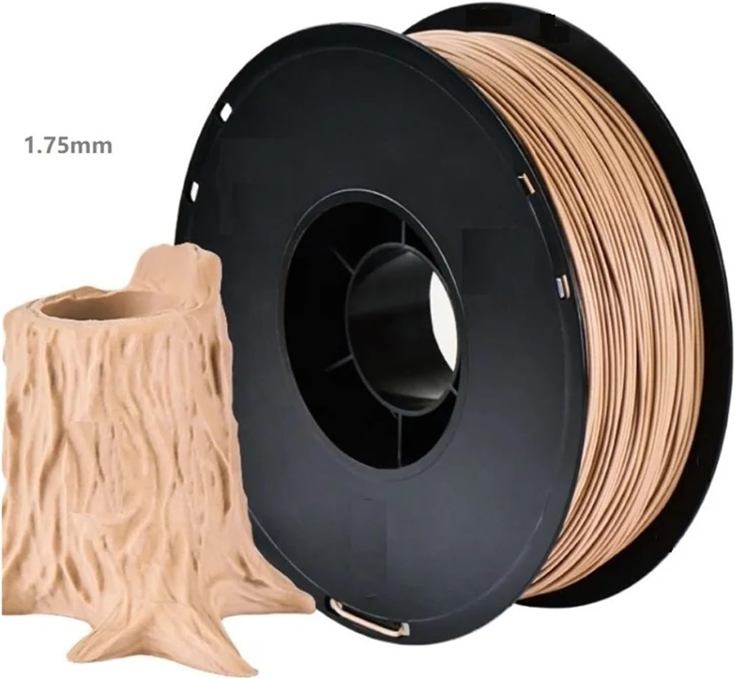 3D Printer Filament Wood PLA 1.75mm 1KG Printing Materials 250G Plastic Wooden Filamento(Light wood-500g)