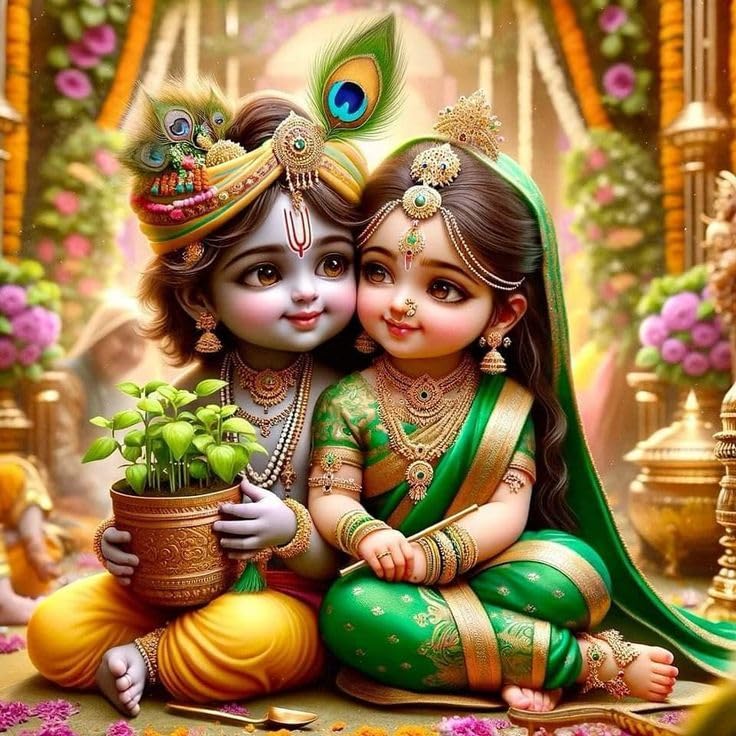 Image of British Terminal Cute little Bal Gopal Baby God Krishna| Kanha Ji | Laddu Lord Makhan Chor Painting Religious Poster for Pregnant Women for wall (matt thin vinyl,sticker,multicolor,unframed)| bj458