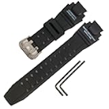 Resin Watch Band Replacement for Casio for G-Shock GA-1000 GA-1100 GW-A1000 GW-A1100 GW-4000 G-1400 Men' Sports Waterproof Black Bracelet