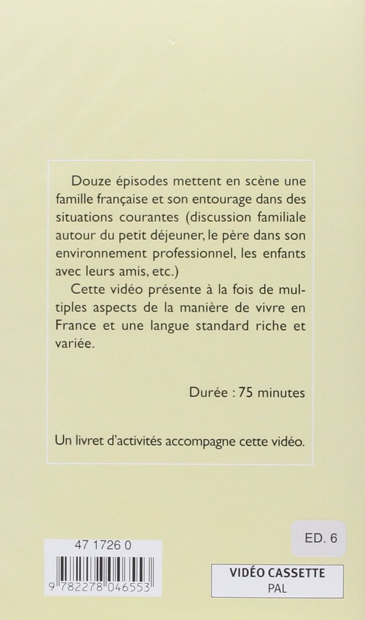 Chronique d'une famille ordinaire (cassette vidéo)
