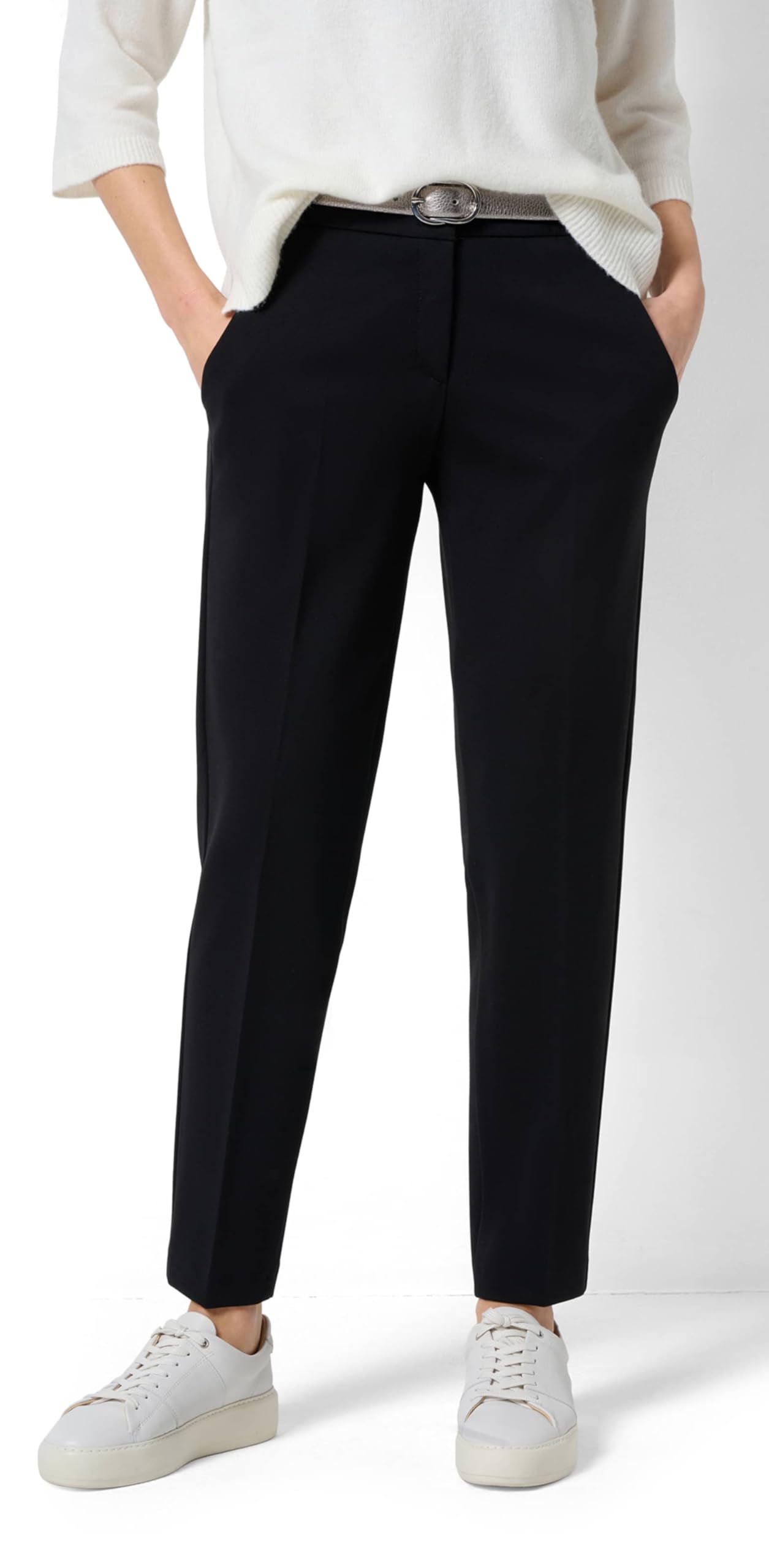 BRAX - Style Maron S Finest Jersey: Comodo Chino, Pantaloni Casual da Lavoro Donna