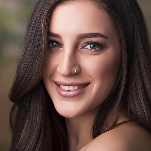 Miniatura 36 de Anillo de nariz de ópalo Oro ópalo blanco