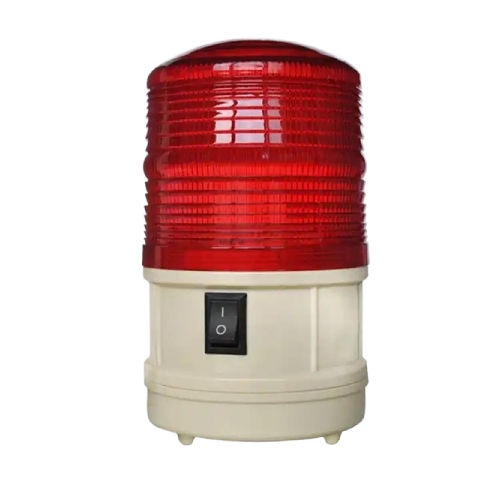 Feu de signalisation à LED rouge, vert, bleu, jaune, clignotant, stroboscopique, alarme, éclairage avec base magnétique, feux de sécurité d'urgence sans fil(Red)