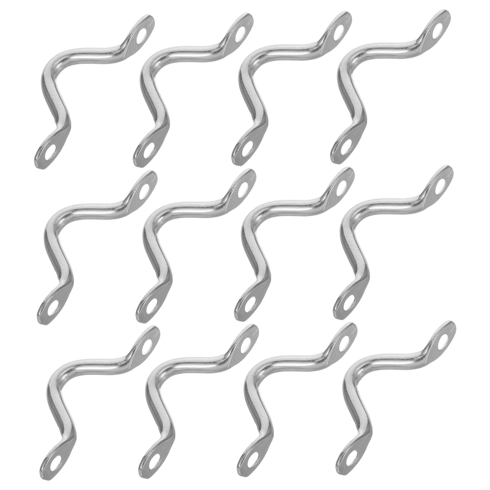 Maniglie Argento in Acciaio Inox 316 Set da 12 Pezzi per Yacht Superficie Liscia e Finitura Raffinata per Kayak e Piccole Imbarcazioni
