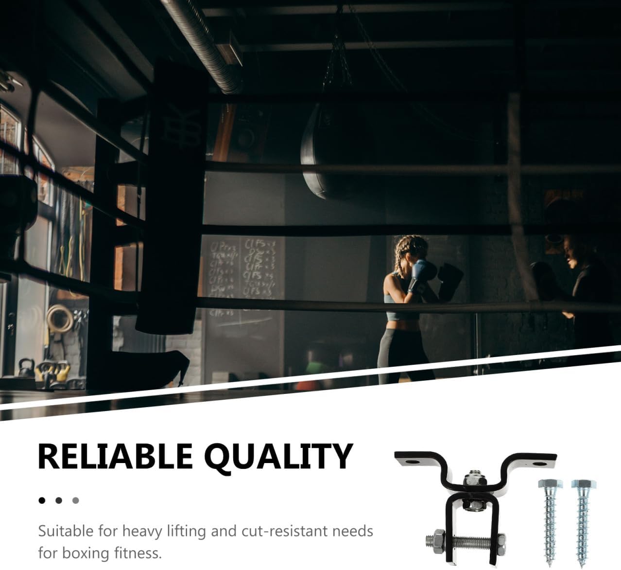 Toddmomy Sandbag Fixing Buckle for Punching Bag Hanger Wall Mount Heavy Duty Swing Chair Hooks Boxing Sandbag Beam Mount Holder Ring Bolt for Heavy Bag