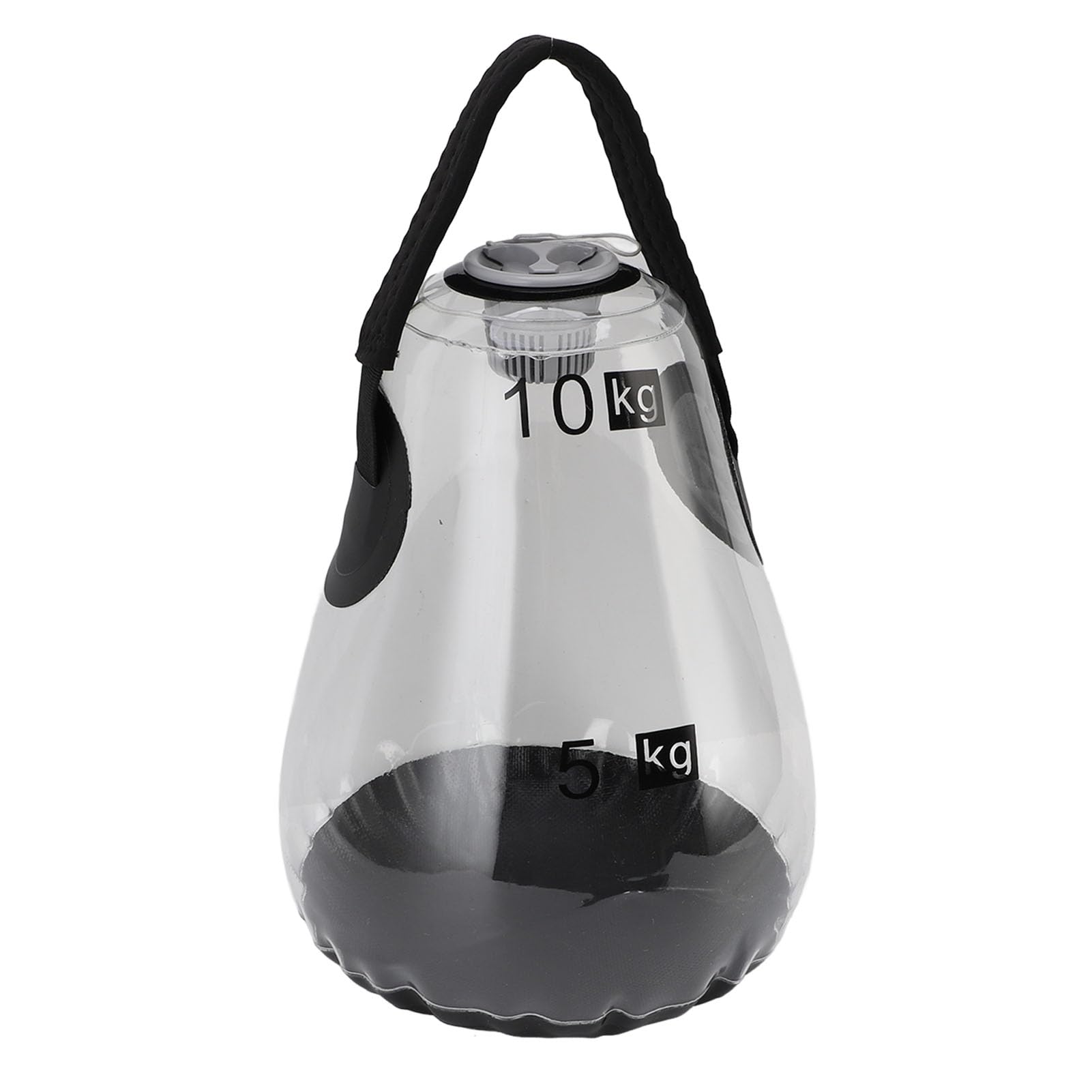 ZJchao Transparent PVC Inflatable Water Bag Dumbbell for Home Gym Fitness Workout 10kg Capacity