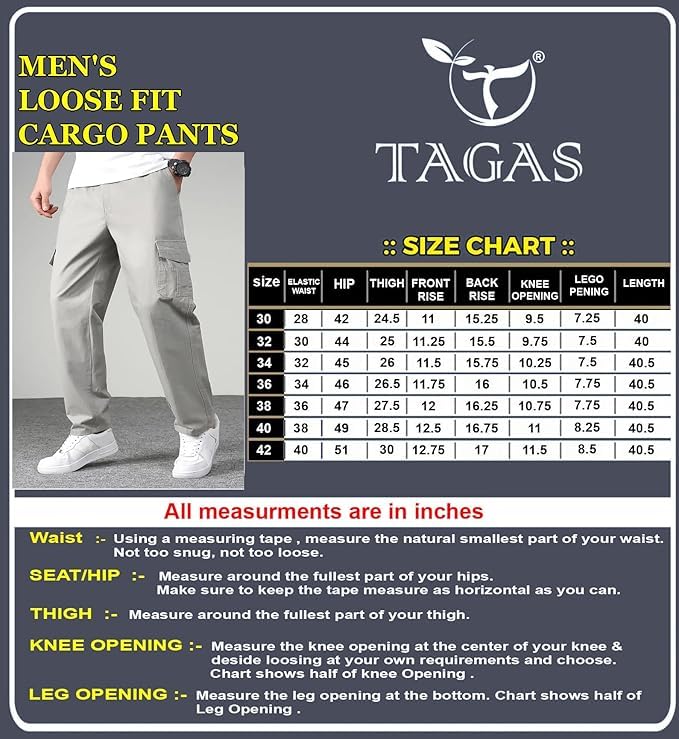 Image of TAGAS Men's Cargo Pant| Trousers Casual Pant| Trackpant for Mans|Mans Bottom wear|(MC-12)