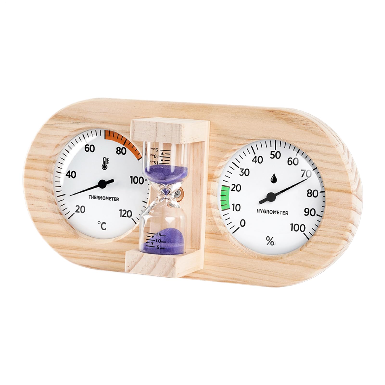 Indicatore Di Temperatura Sauna Igrometro Con Di Conto Alla Rovescia Da 15