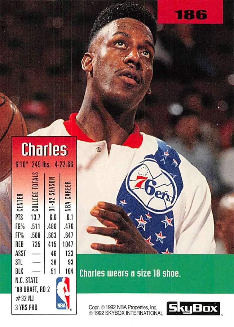 Amazon.com: 1992-93 SkyBox Basketball #186 Charles Shackleford