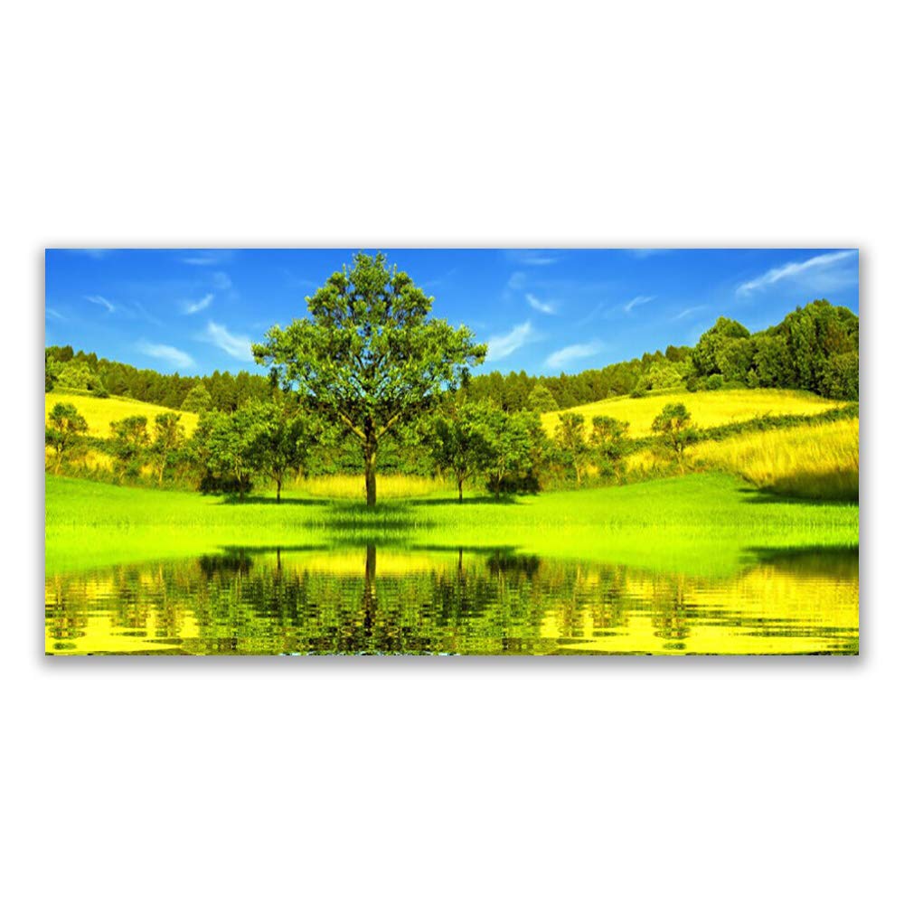 Plastique imprimés tableau de 140x70 cm pour illuminer un mur sombre