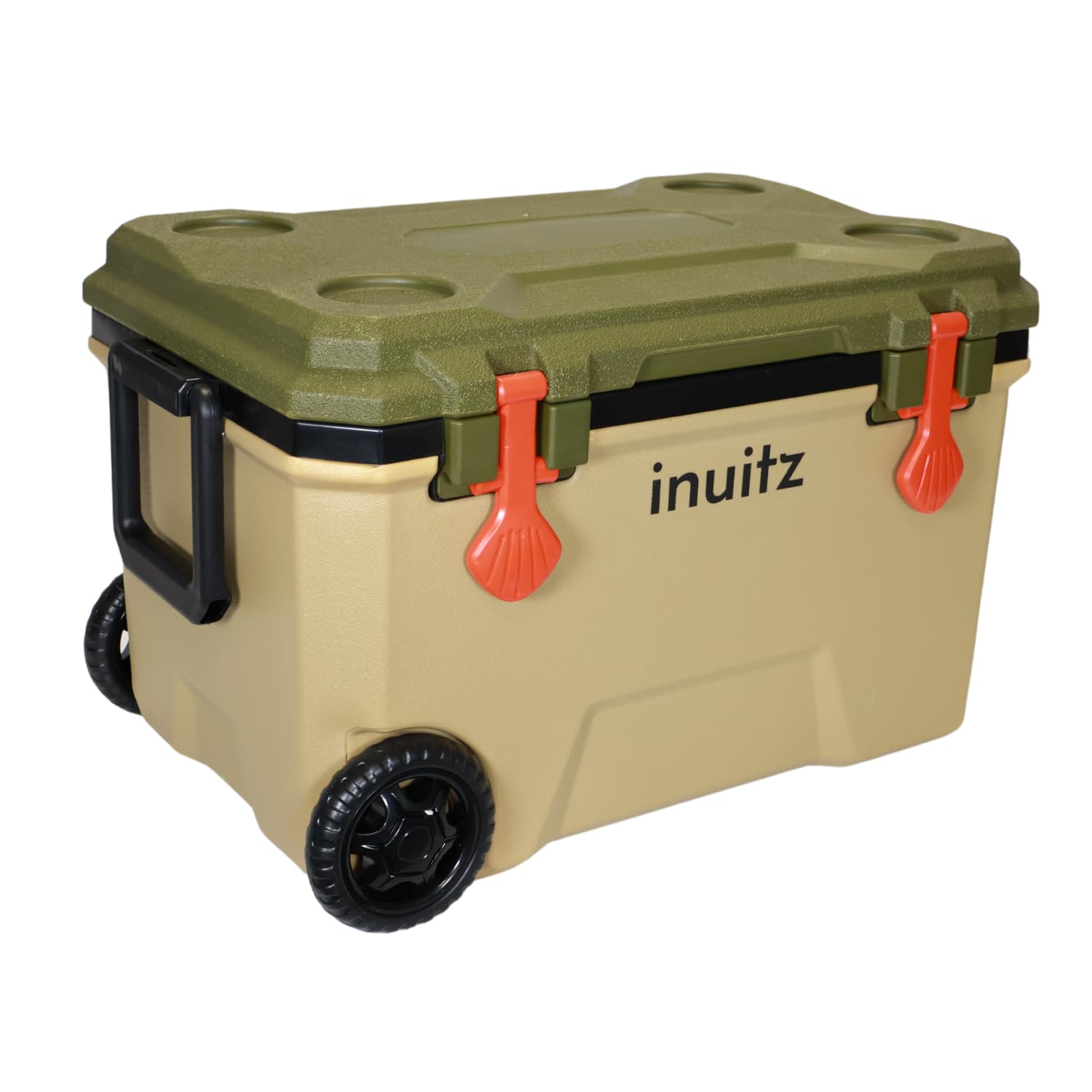 Inuitz Nevera con Ruedas 68 litros -Ideal para Playa y Camping - Nevera portatil, Nevera Camping, Nevera Playa con Ruedas, Nevera portatil Grande