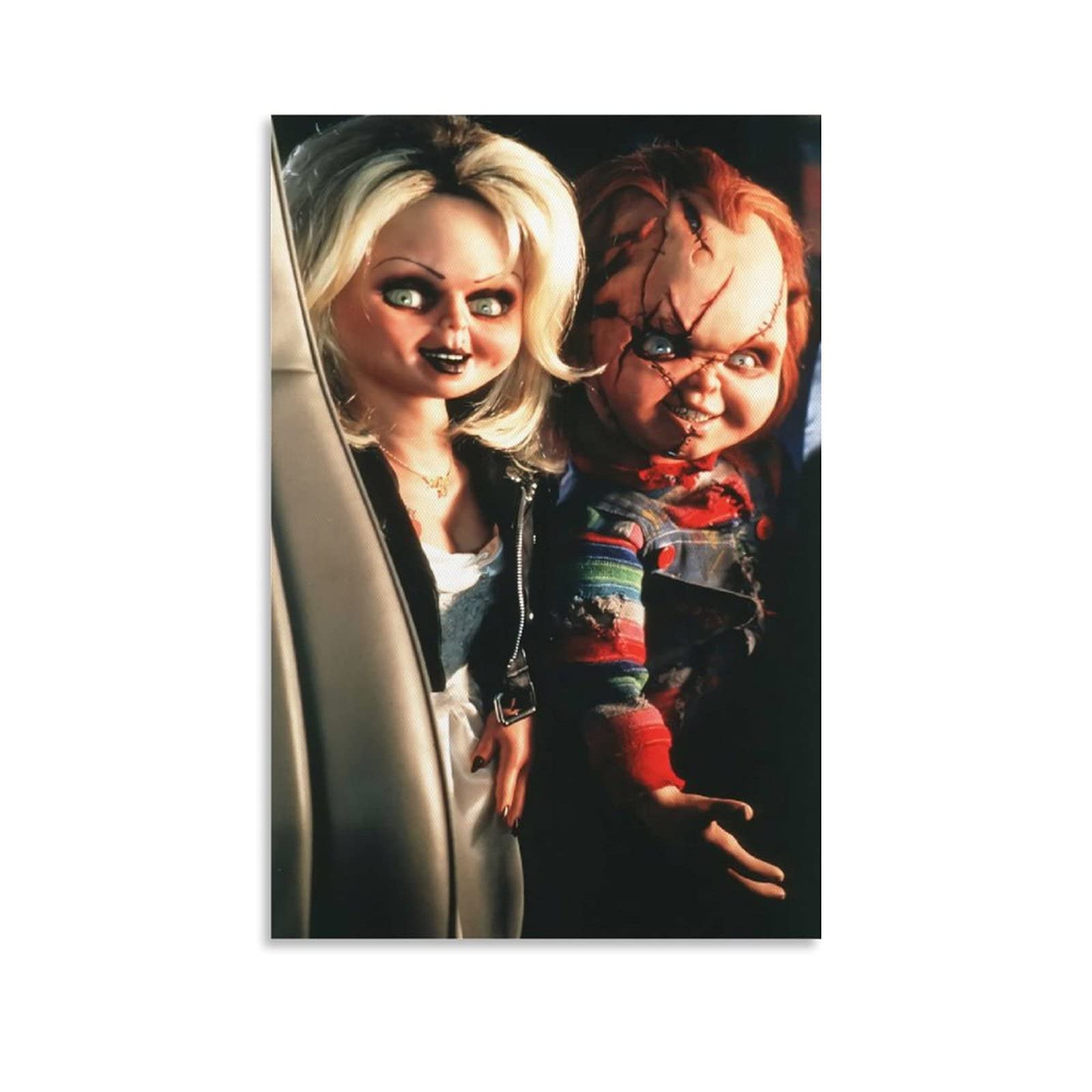 Hellove Unframe-Style1 Horror Movie Poster Bride Of Chucky Poster Decorative Painting Canvas Wall Art Living Room Posters Bedroom Painting 16X24inch(40X60cm)