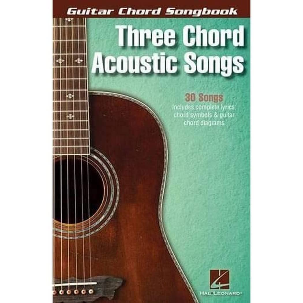Guitar Chord Songbook: Three Chord Acoustic Songs (Guitar Chord Songbooks)