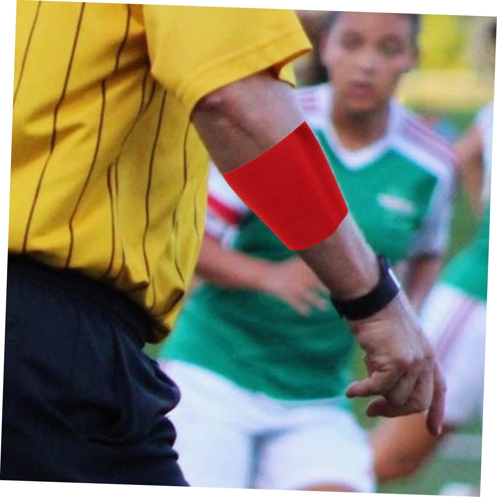 5pcs Football Armband Captain Armband Portable Sports Armbands Football Arm Band Captain Band Captain Arm Bands Leader Band Armbands for Game Leader Armband