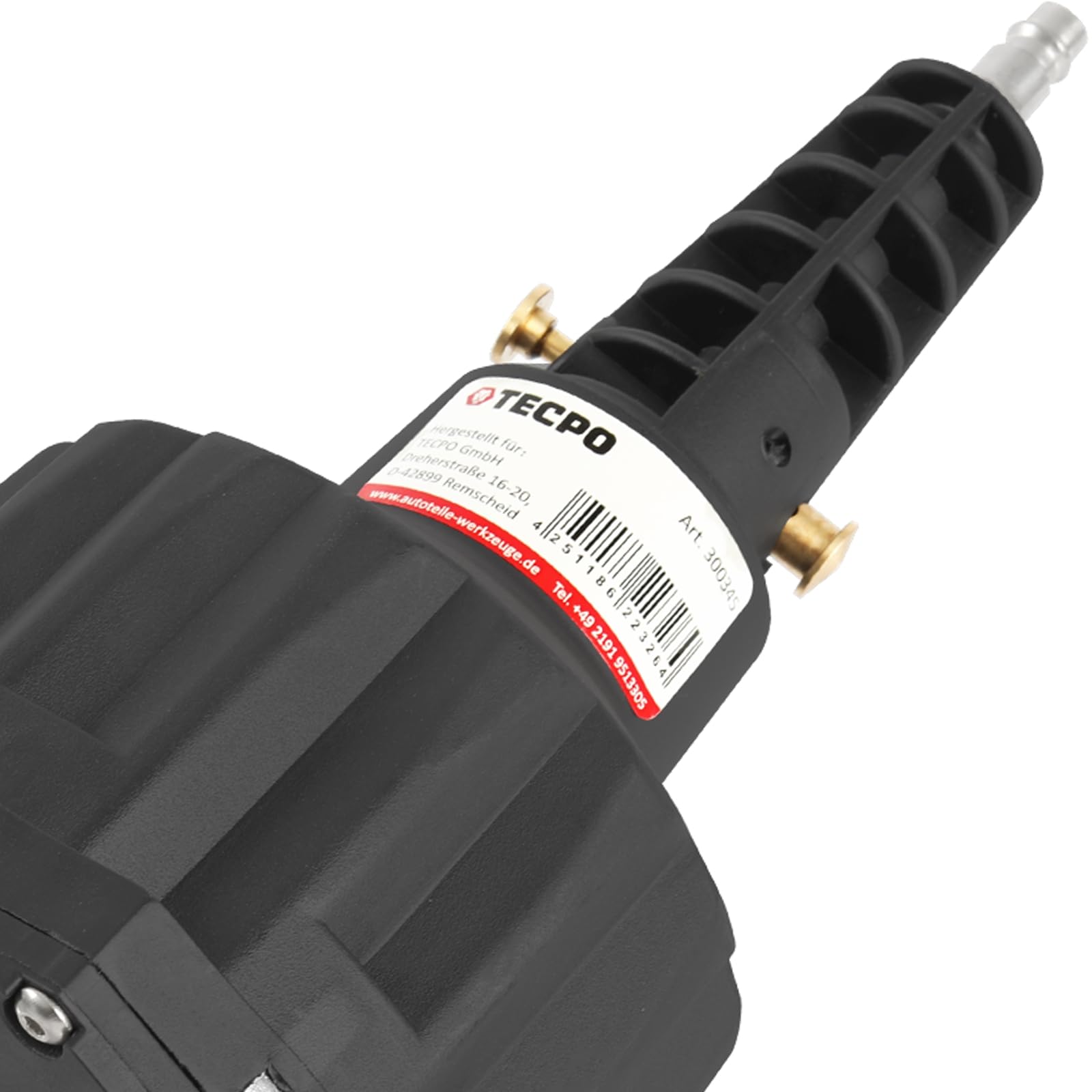 TECPO Druckluft Montagewerkzeug für Achsmanschetten mit Klemmzange und Schellen lang [60-124mm] kurz [28-65mm]