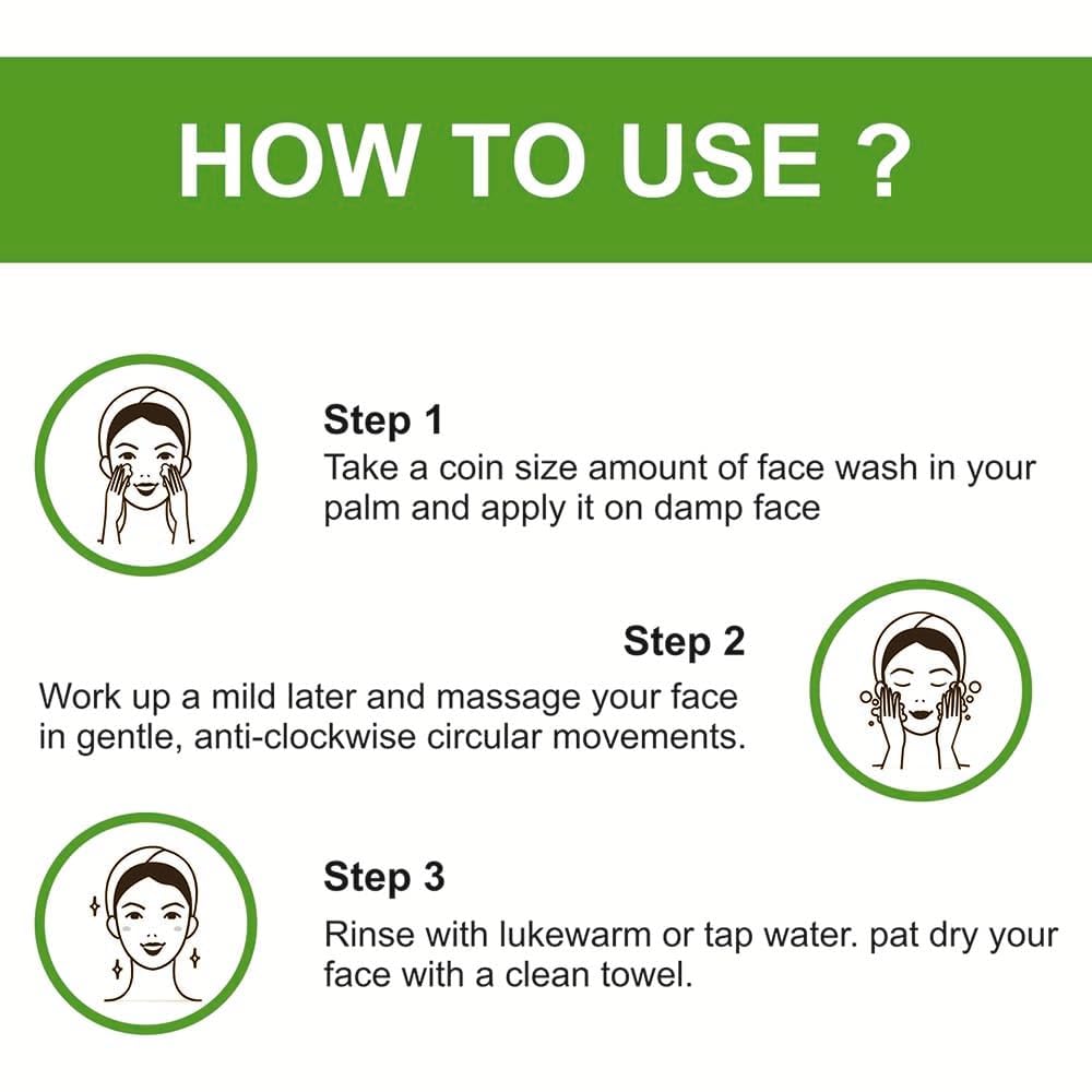 PRATHNA CREATION Neem & Tea Tree Face Wash for Acne & Pimples | Oil Control, Deep Cleansing & Anti-Bacterial Face Wash | Refreshing Foaming Cleanser for Oily & Acne-Prone Skin | Men & Women | Daily Use | 100ml 4