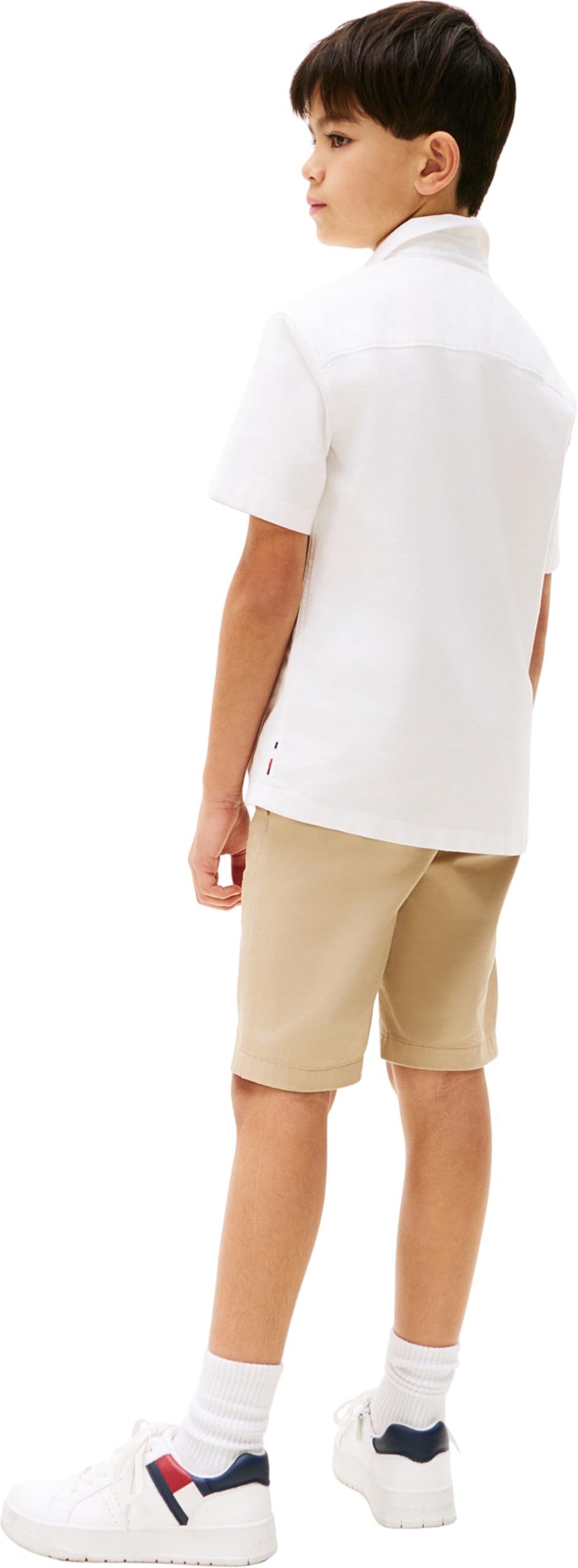 Tommy Hilfiger Stretch Oxford Shirt SS Kb0kb09554 Chemises Garçon (Lot de 1)