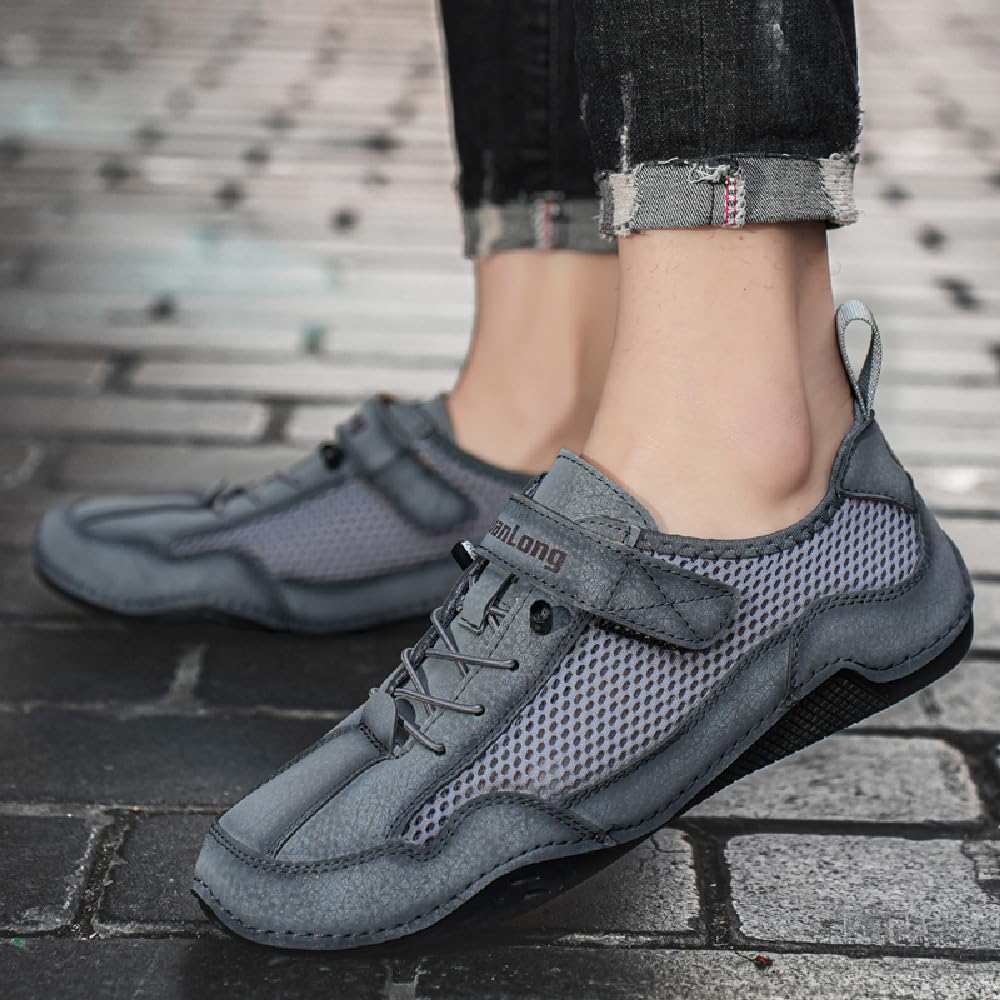 Męskie Buty Turystyczne i Do Biegania w Terenie Lekkie Letnie Buty Outdoorowe Oddychające i Wygodne Buty Codzienne