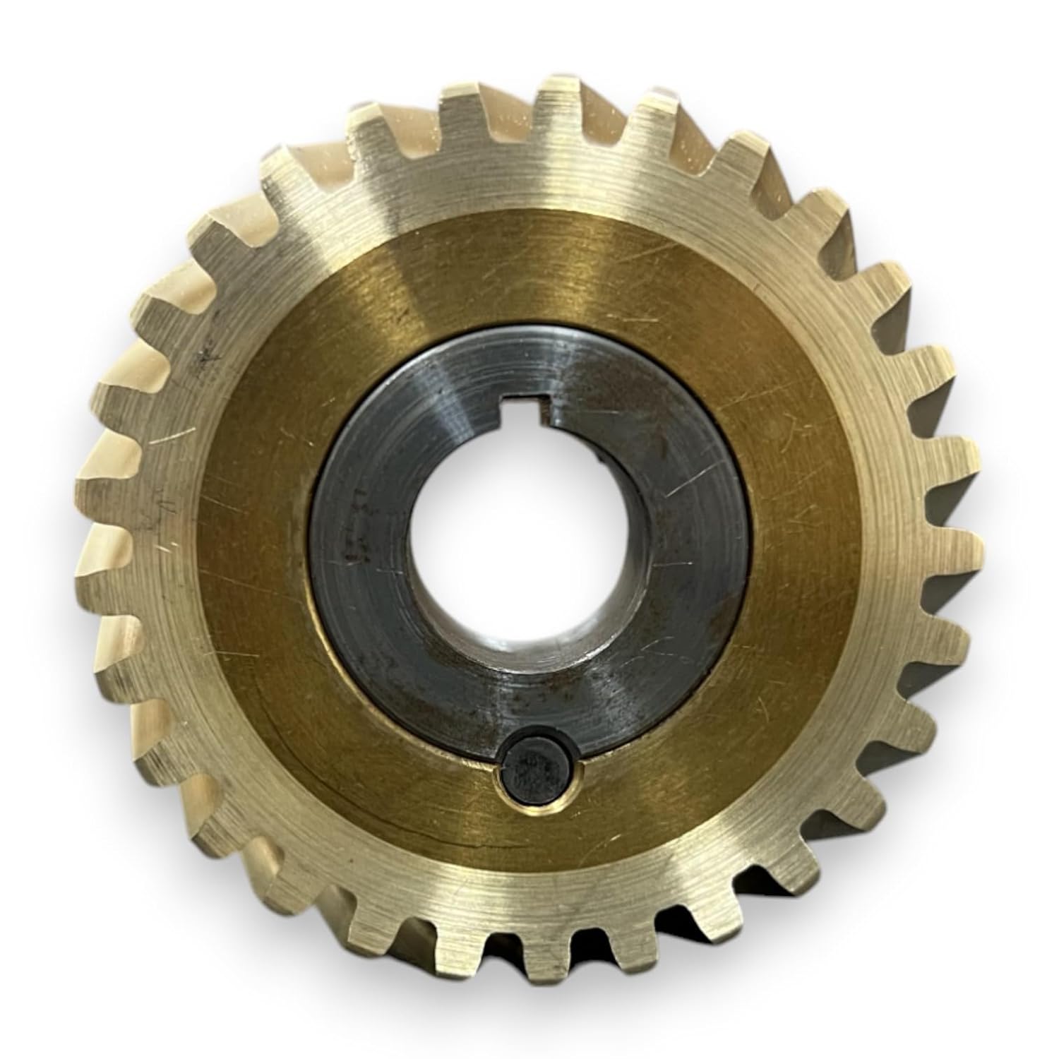 ALFA HM2-513 Replacement 60Hz Brass Worm Wheel Gear & Bushing | Replaces Hobart 124751-3 for A120 & A200 Series Mixers