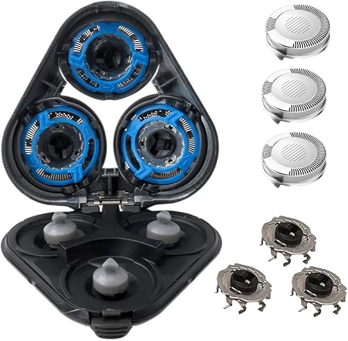 Miniatura 7 de Cabezales de repuesto para afeitadora Phi&lips Norel&co Compatible con modelos S9000 S9031 S9111 S9121 S9151 S9911 S9911 S9311