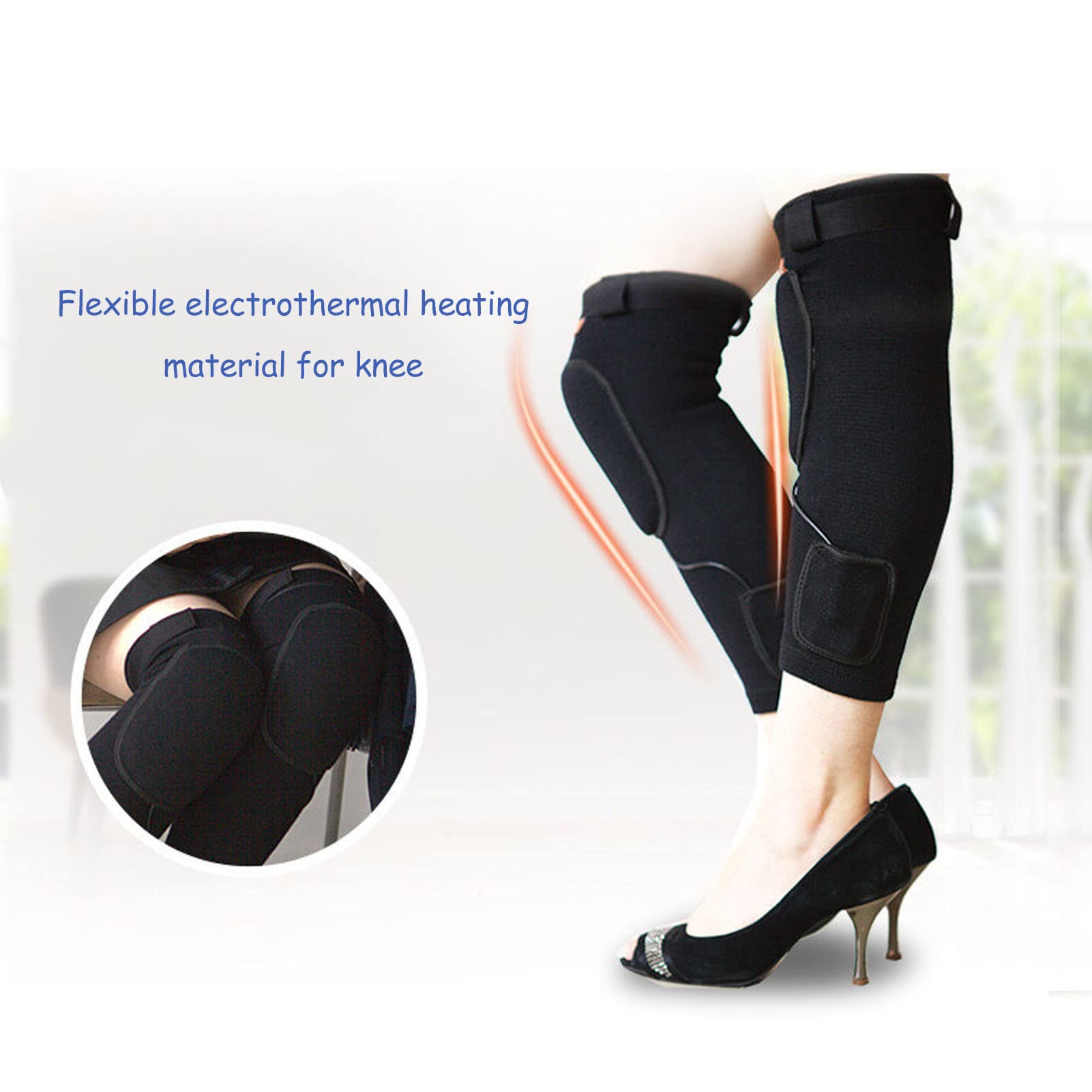 Rodilleras Térmicas, Rodillera Térmica 1 par Reduce el Dolor Transpirable Mantiene el Calor para Correr para Mujeres para Escalar Montañas para el Dolor en las Articulaciones para Hacer Ejercicio