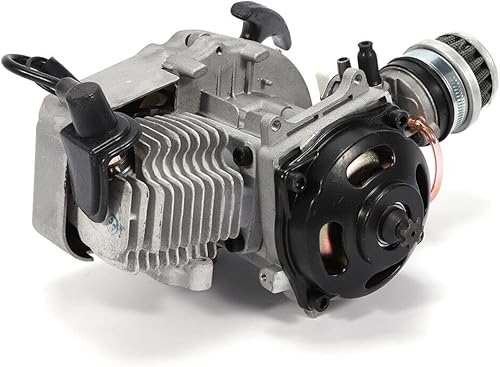 Miniatura 2 de Motor de motor + arrancador de carbohidratos 47CC49CC de 2 tiempos para bicicleta de bolsillo, mini scooter, ATV Dirt Bike (49CC estilo 6)