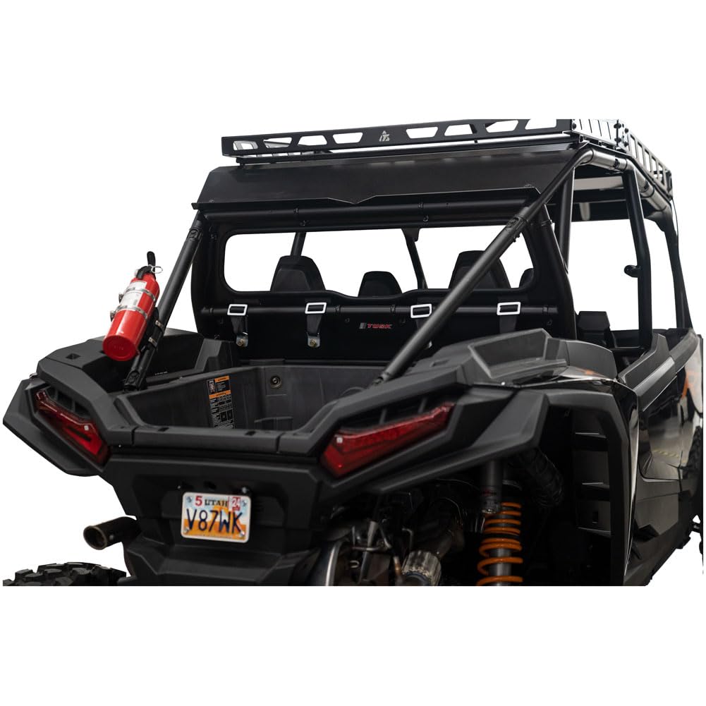 Tusk UTV Rear Glass Window Without Speaker Cut Outs For POLARIS RZR XP 1000 Sport 2024