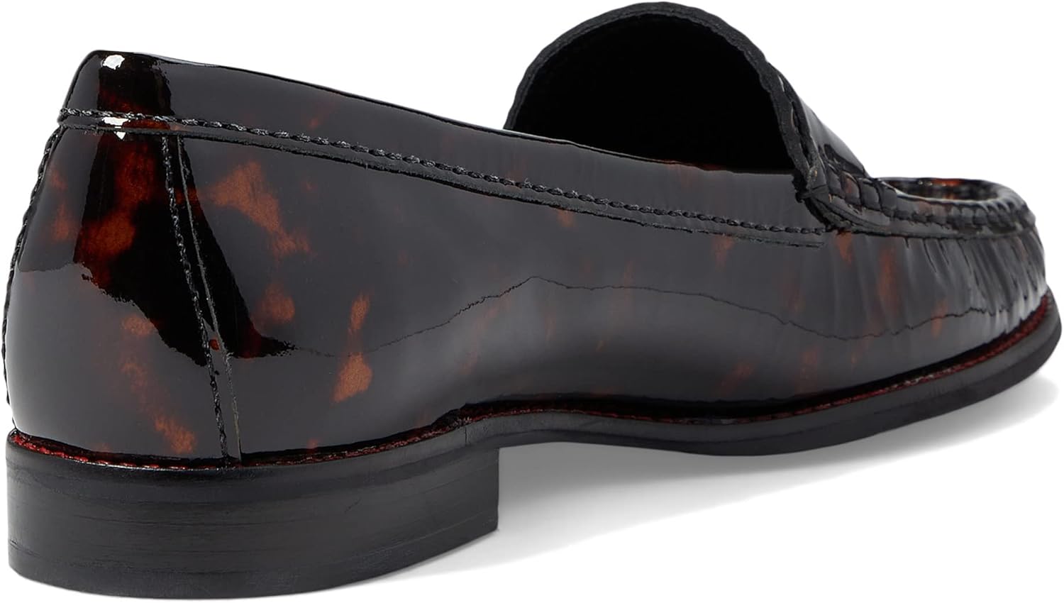 Womens Genuine Leather Comfort Slip on Penny Loafers