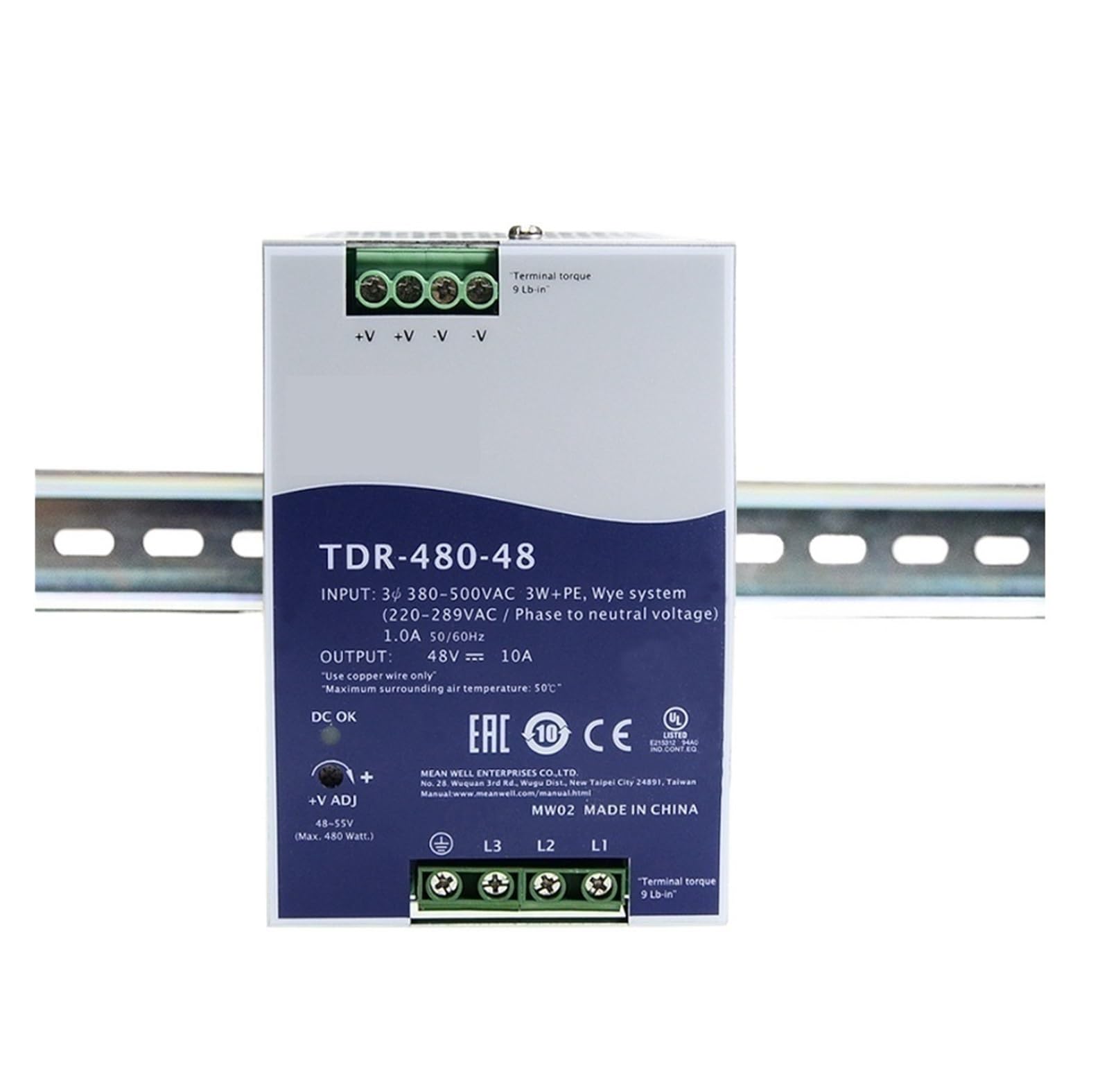 BRODEFUP TDR-480 series TDR-480-24 TDR-480-48 480W switching power supply(TDR-480-48)
